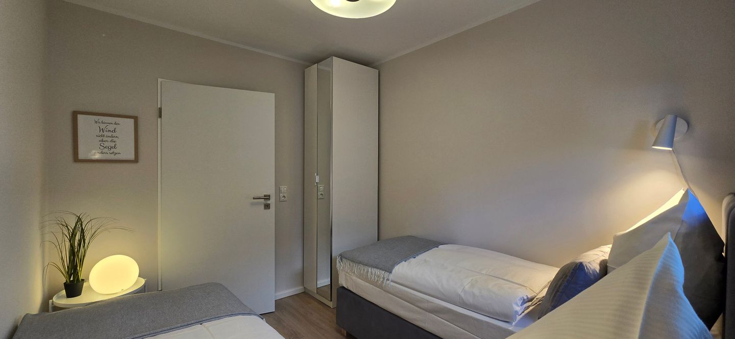  Ferienwohnung U4 "Am Wasserturm" Graal-Müritz - Schlafzimmer