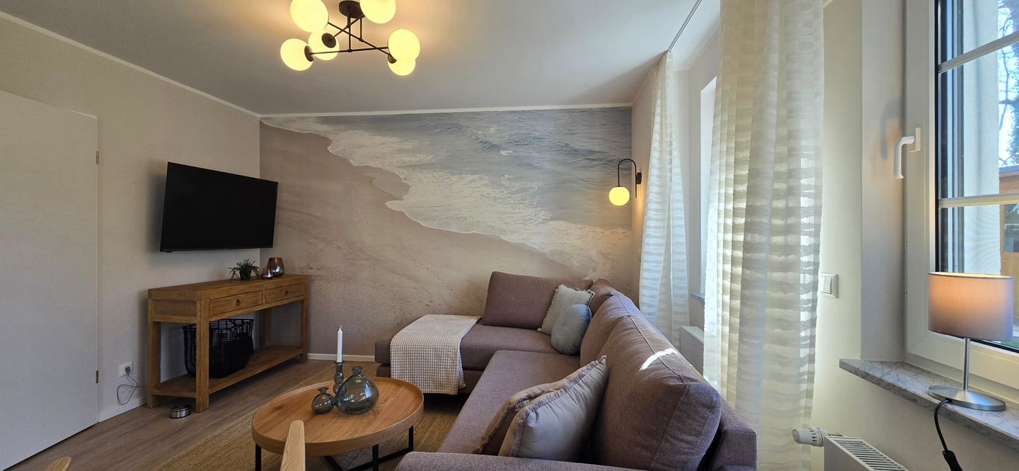  Ferienwohnung U4 "Am Wasserturm" Graal-Müritz - Wohnzimmer