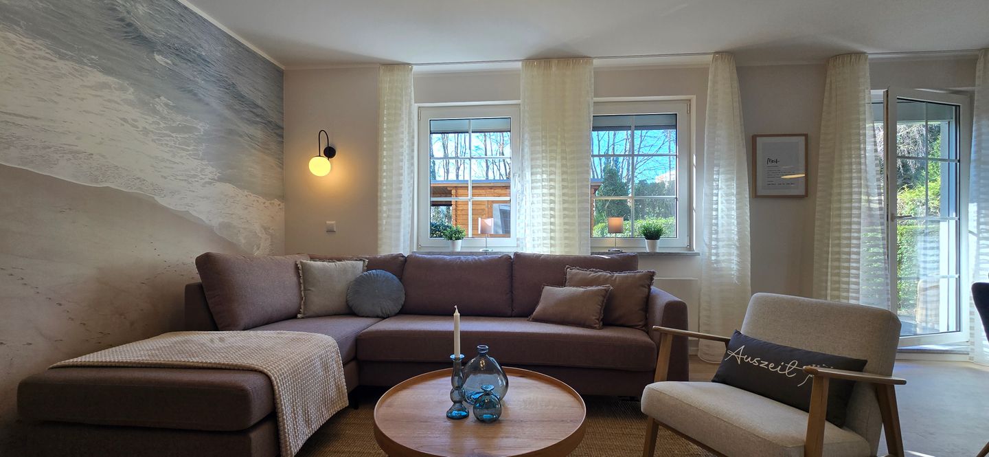  Ferienwohnung U4 "Am Wasserturm" Graal-Müritz - Wohnzimmer