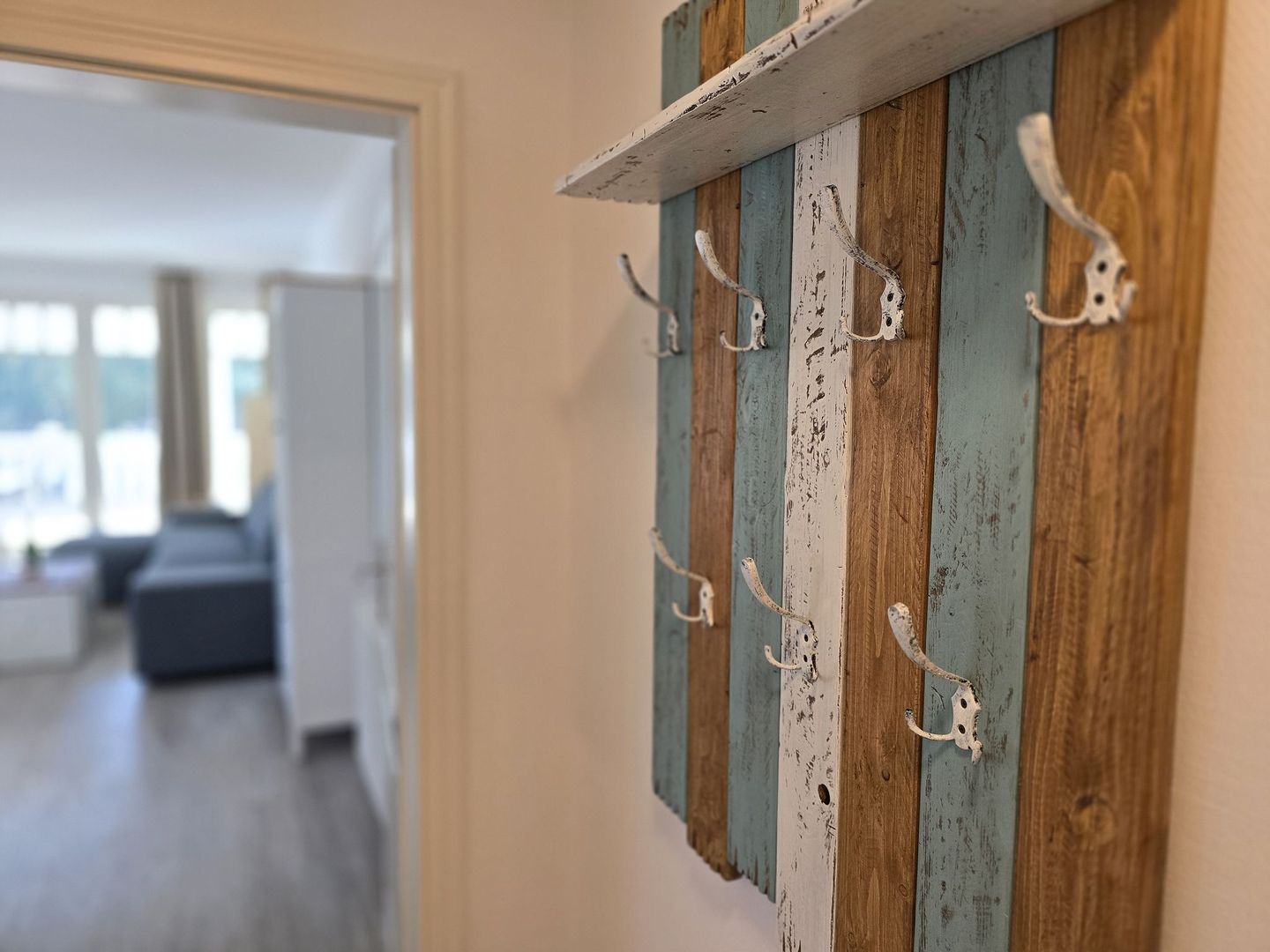 Dünenpark Binz Komfortplus Ferienwohnung mit 1 Schlafzimmer und Balkon im Obergeschoss (302) Insel Rügen - Empfang