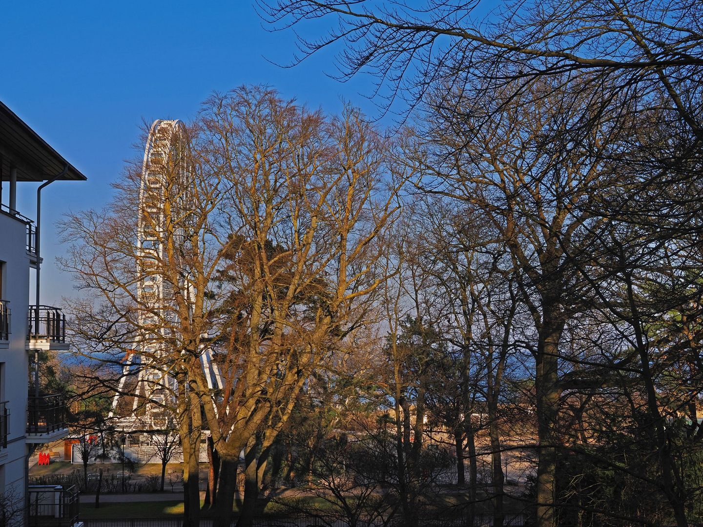 Kaiservillen Heringsdorf Ferienwohnung mit 1 Schlafzimmer und Balkon (D112) Insel Usedom - Meerblick