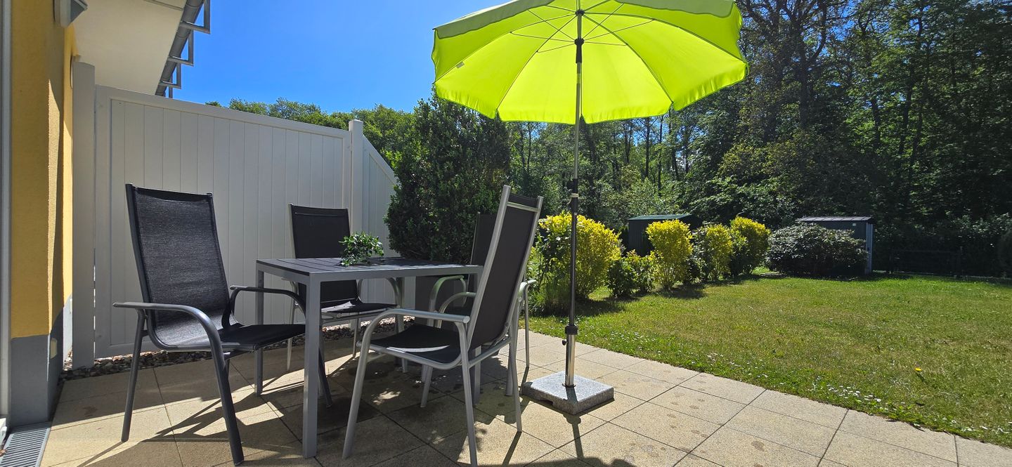  Ferienwohnung KWi 37 EG - "Ostsee Igel" Graal-Müritz Küstenwald - Terrasse