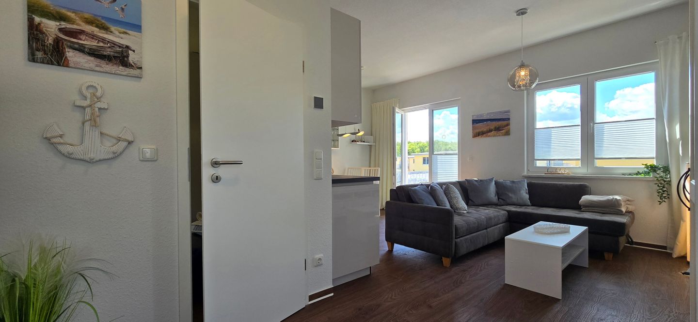  Ferienwohnung KWi 12 OG-"Sonnenschein" Graal-Müritz Küstenwald - Wohnzimmer