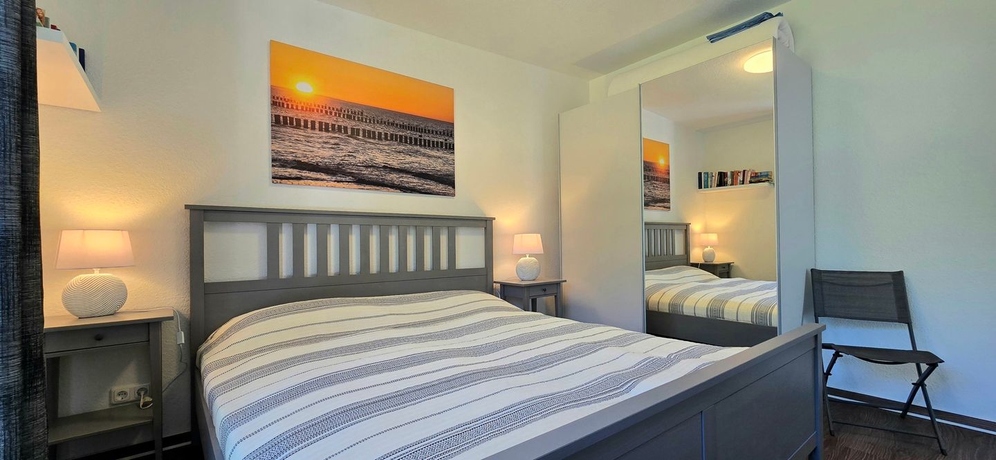  Ferienwohnung KWi 12 OG-"Sonnenschein" Graal-Müritz Küstenwald - Schlafzimmer