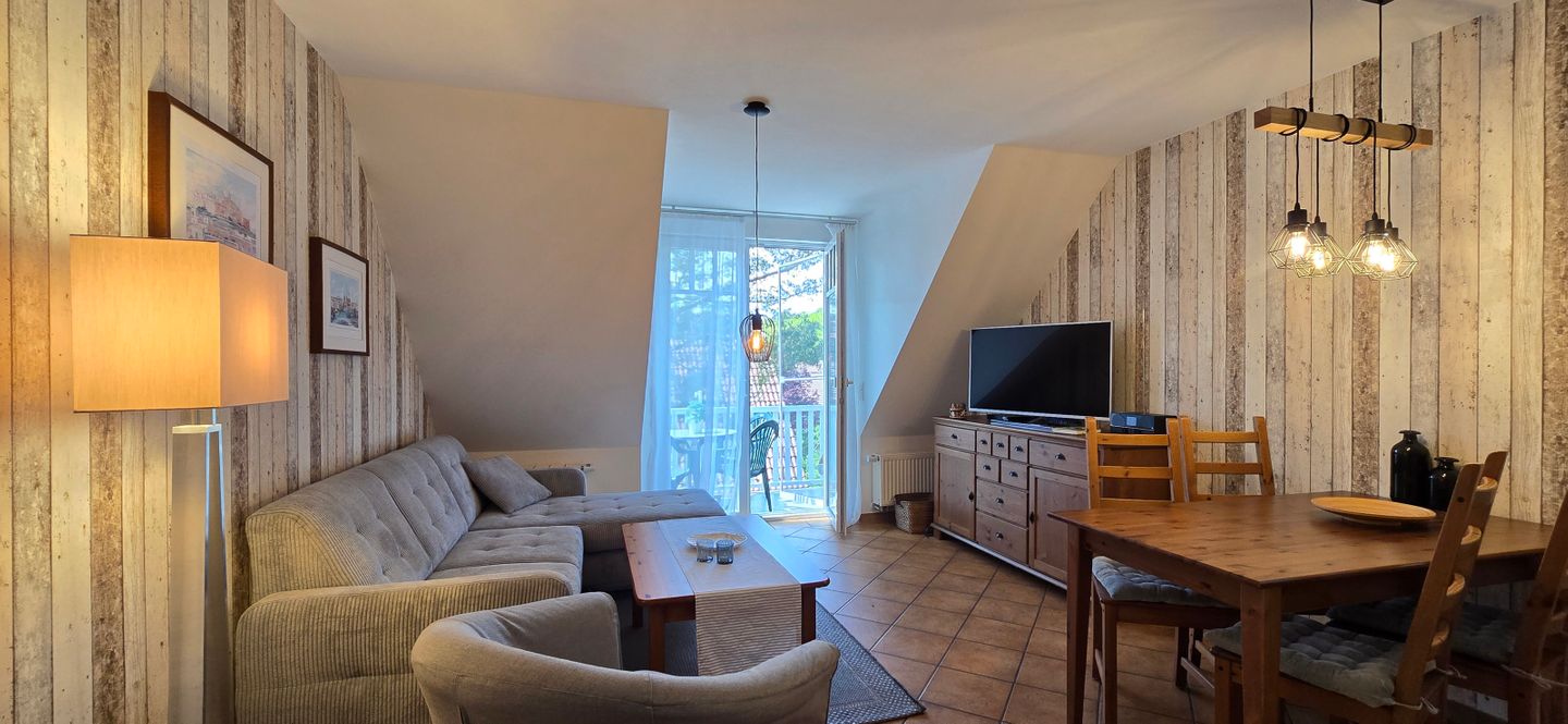  Ferienwohnung K21 "Storchennest" Graal-Müritz - Wohnzimmer