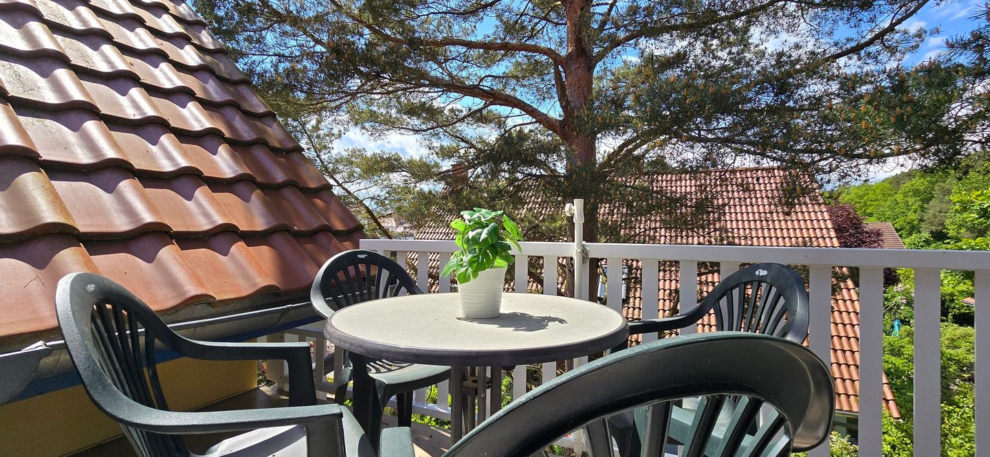  Ferienwohnung K21 "Storchennest" Graal-Müritz - Balkon
