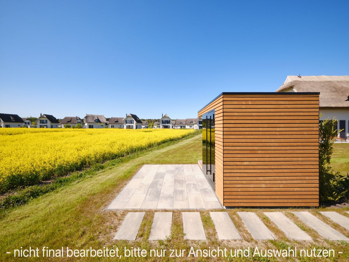 LuxusPlus Reetdachvilla mit 4 Schlafzimmern, Sauna und Kamin (G10) - Sauna