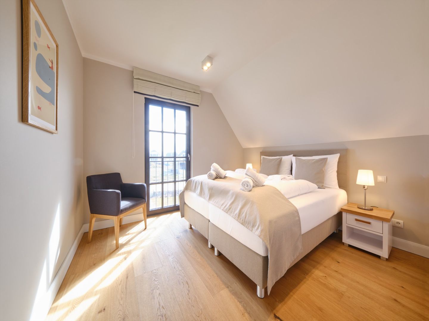 LuxusPlus Reetdachvilla mit 4 Schlafzimmern, Sauna und Kamin (G11) - Schlafzimmer