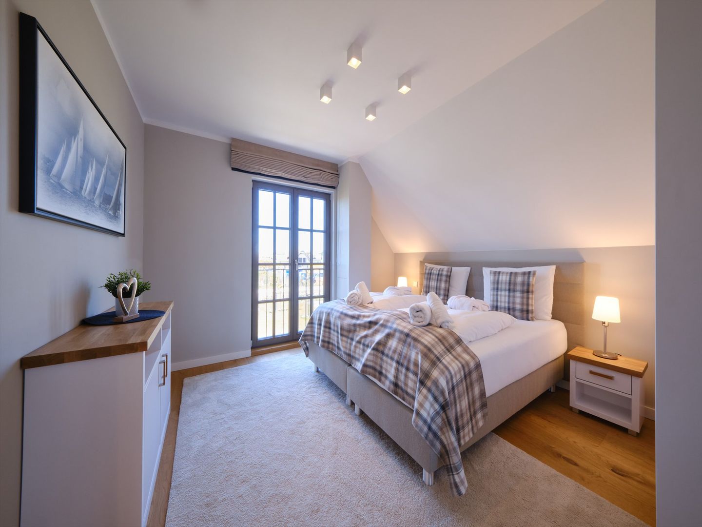 Luxus Reetdachvilla mit 3 Schlafzimmern, Sauna und Kamin (H20) - Schlafzimmer