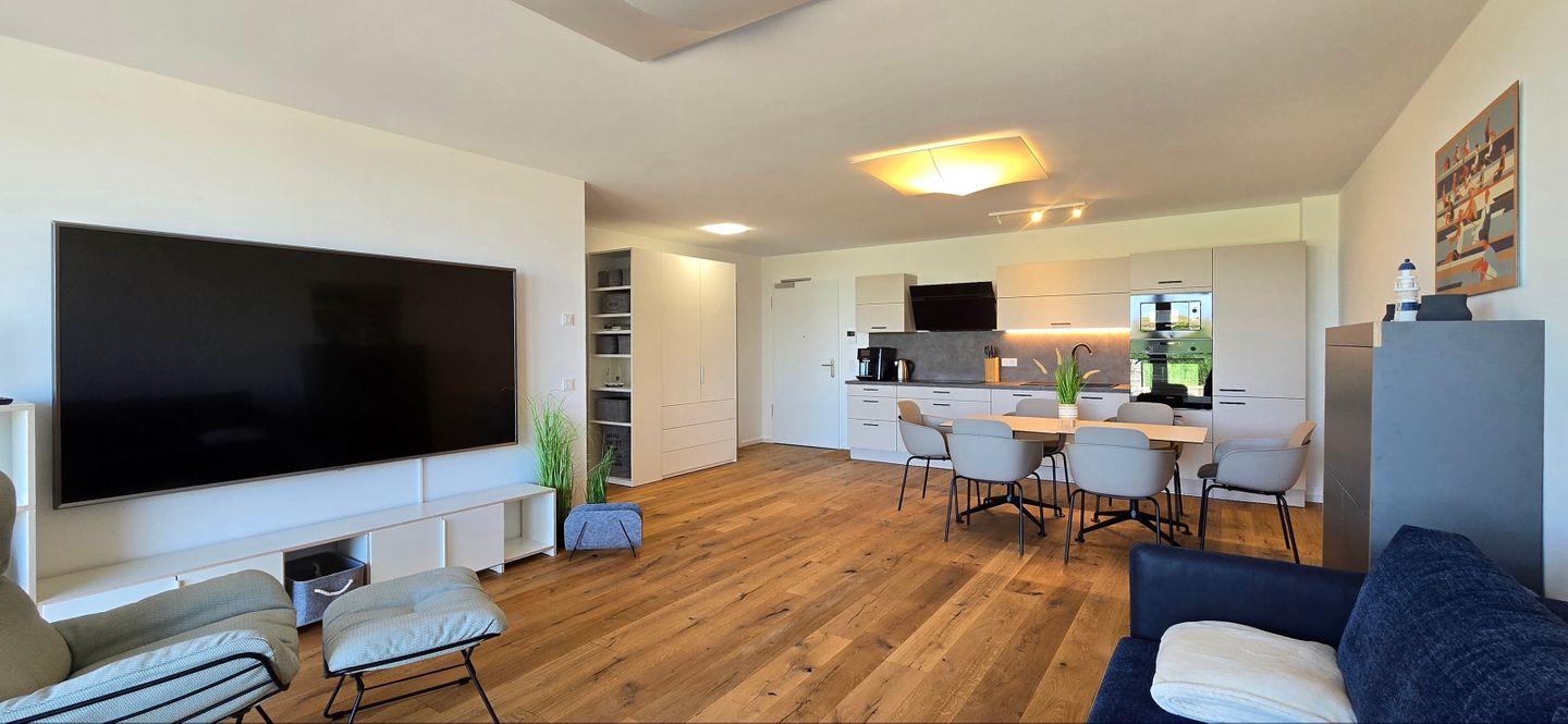  Ferienwohnung i10 "Am Strand mit Arbeitsplatz" Graal-Müritz - Wohnzimmer