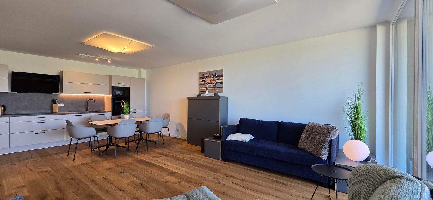  Ferienwohnung i10 "Am Strand mit Arbeitsplatz" Graal-Müritz - Wohnzimmer