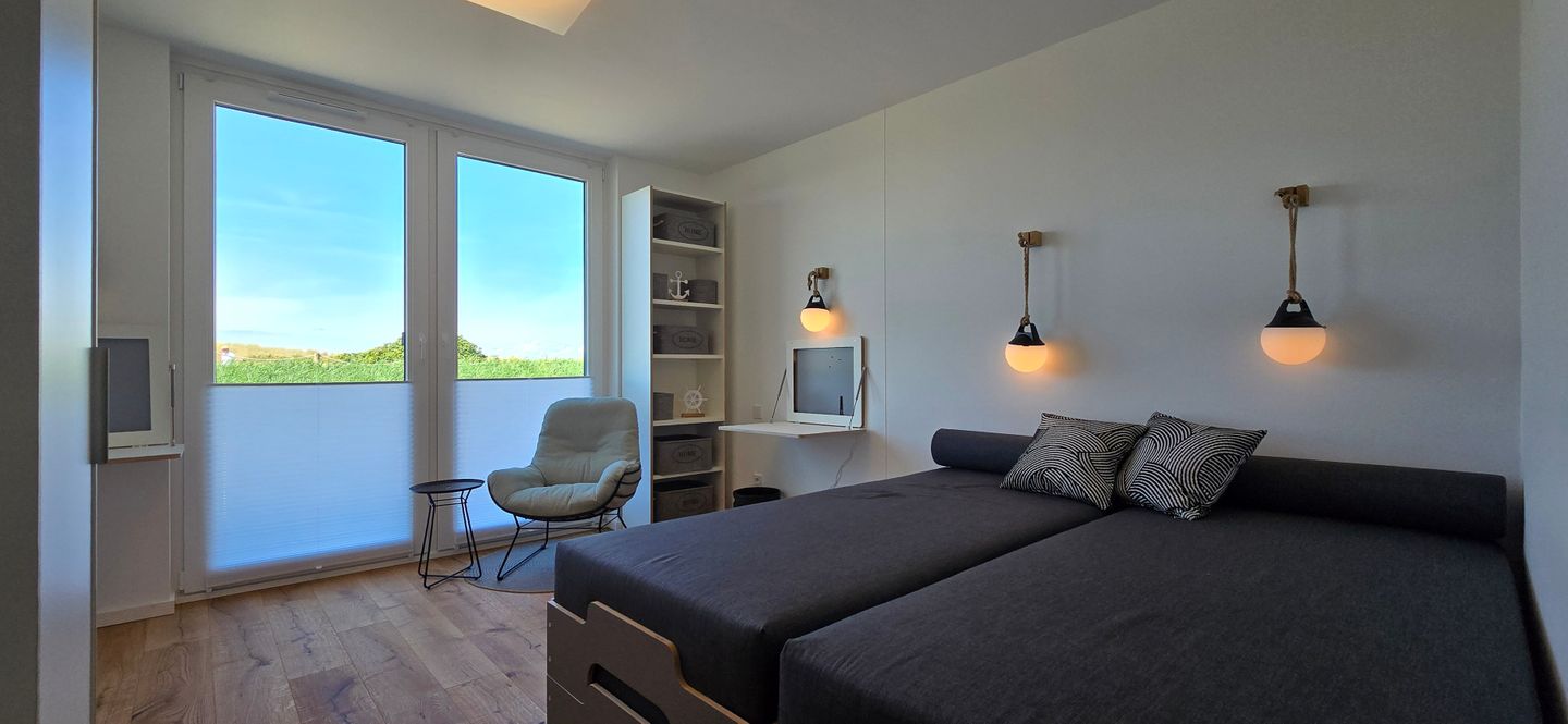  Ferienwohnung i10 "Am Strand mit Arbeitsplatz" Graal-Müritz - Schlafzimmer