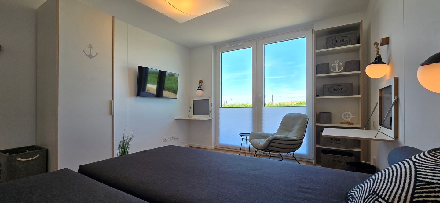  Ferienwohnung i10 "Am Strand mit Arbeitsplatz" Graal-Müritz - Schlafzimmer