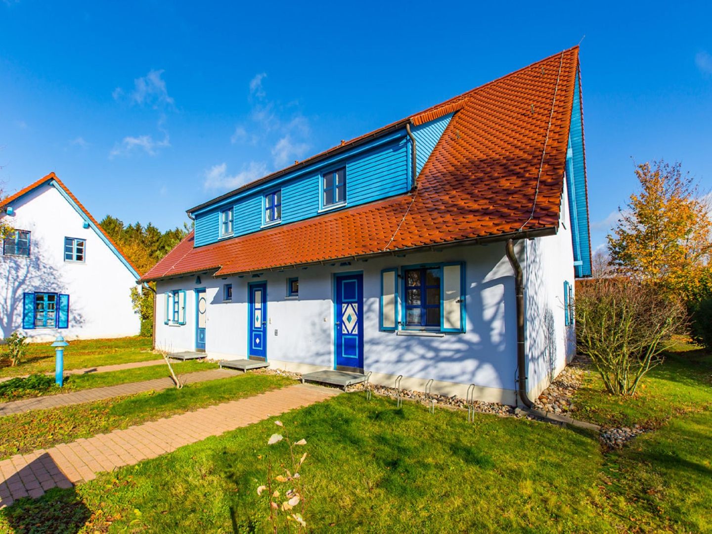 Feriendorf Rugana Klassik Ferienwohnung mit 1 Schlafzimmer und Terrasse (A43) Insel Rügen - 