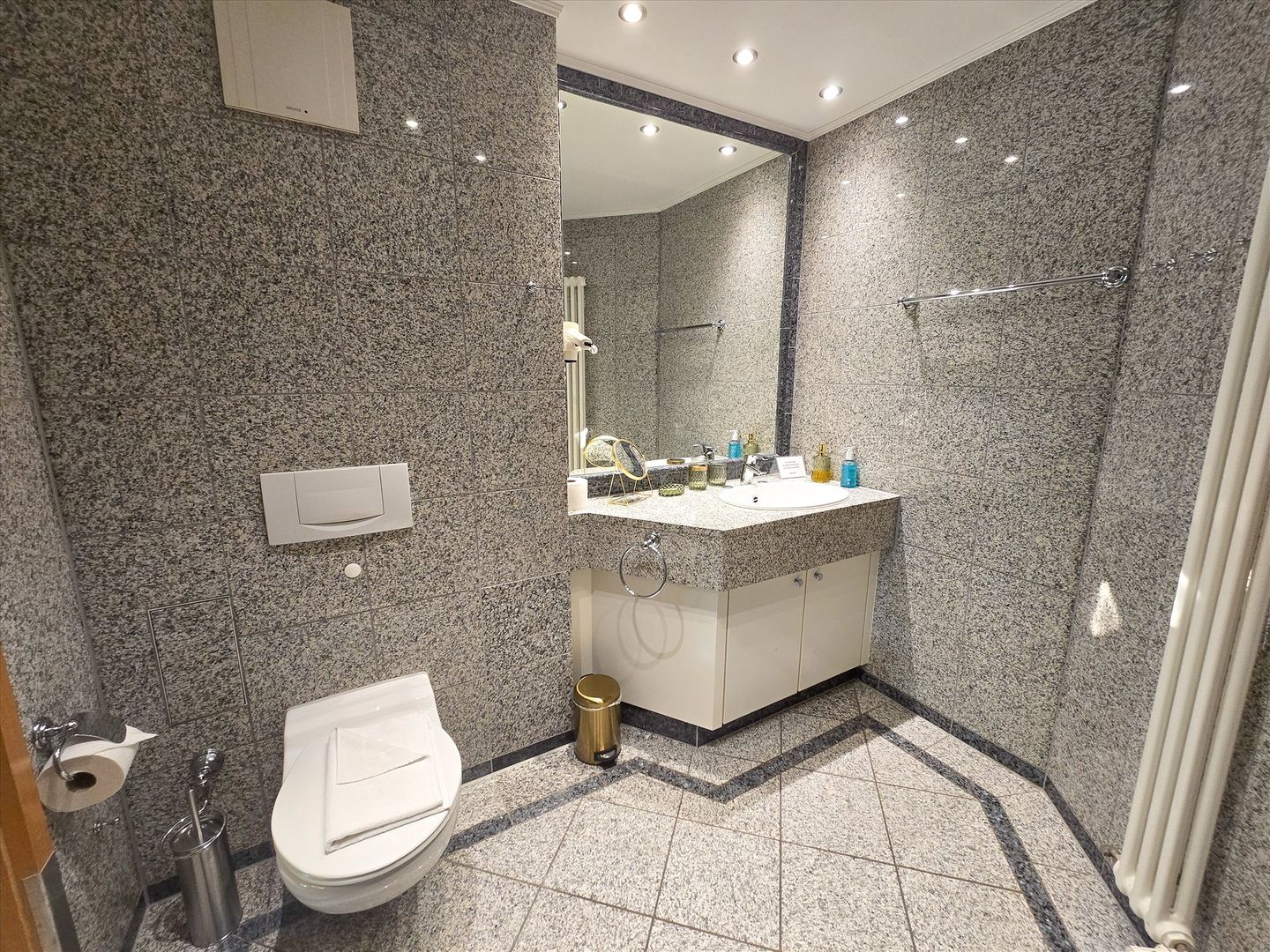 Dünenpark Binz Komfort Ferienwohnung mit 1 Schlafzimmer und Terrasse im Erdgeschoss (189) Insel Rügen - Badezimmer