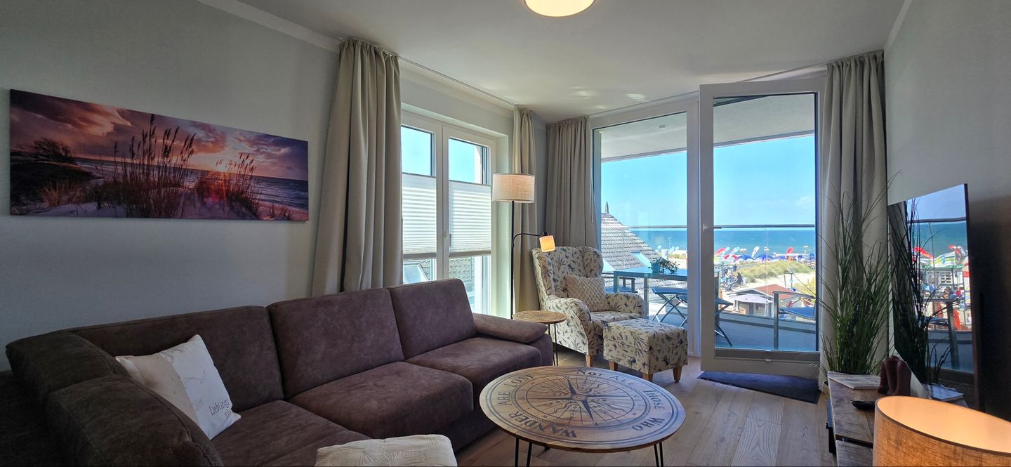  Ferienwohnung i15 - "Meeresrausch" Graal-Müritz - Wohnzimmer