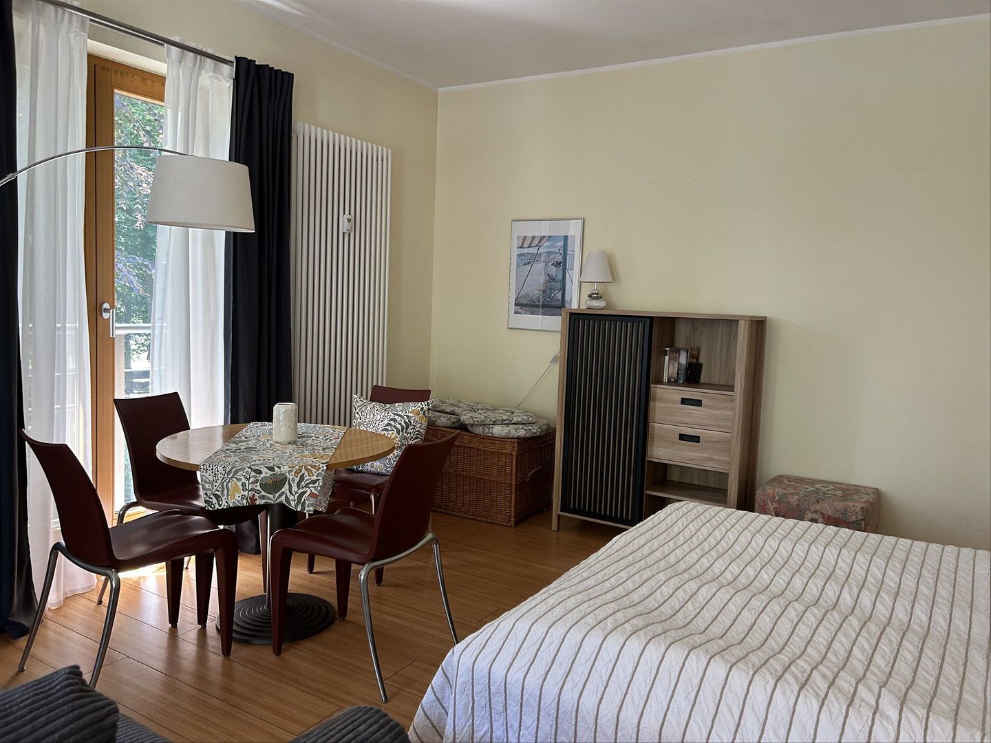 Kaiservillen Heringsdorf 1-Raum-Ferienwohnung mit Balkon (DR3) Insel Usedom - Wohnzimmer