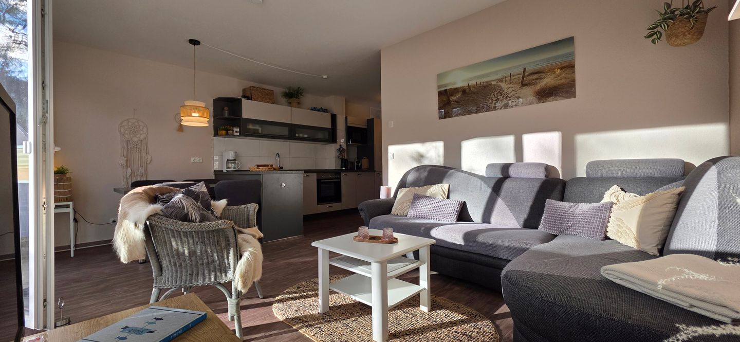  Ferienwohnung KWi 34 EG "Küstenwald-Igel" Graal-Müritz Küstenwald - Wohnzimmer