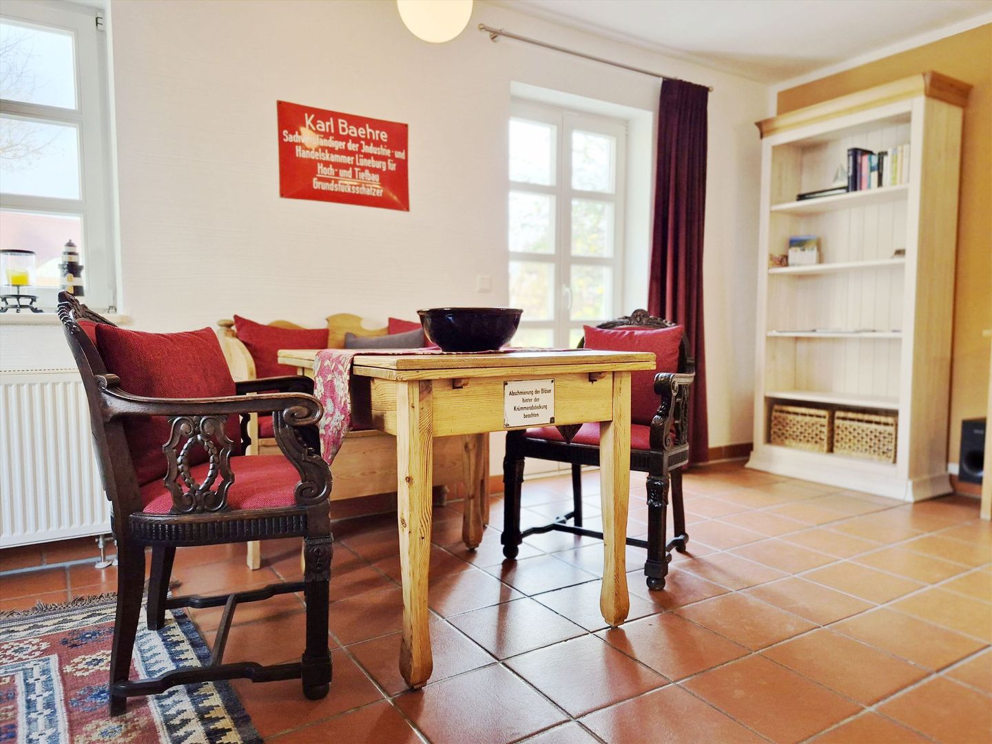 Feriendorf Rugana Komfortplus Ferienwohnung mit 1 Schlafzimmer und Terrasse (D25) Insel Rügen - Wohnzimmer