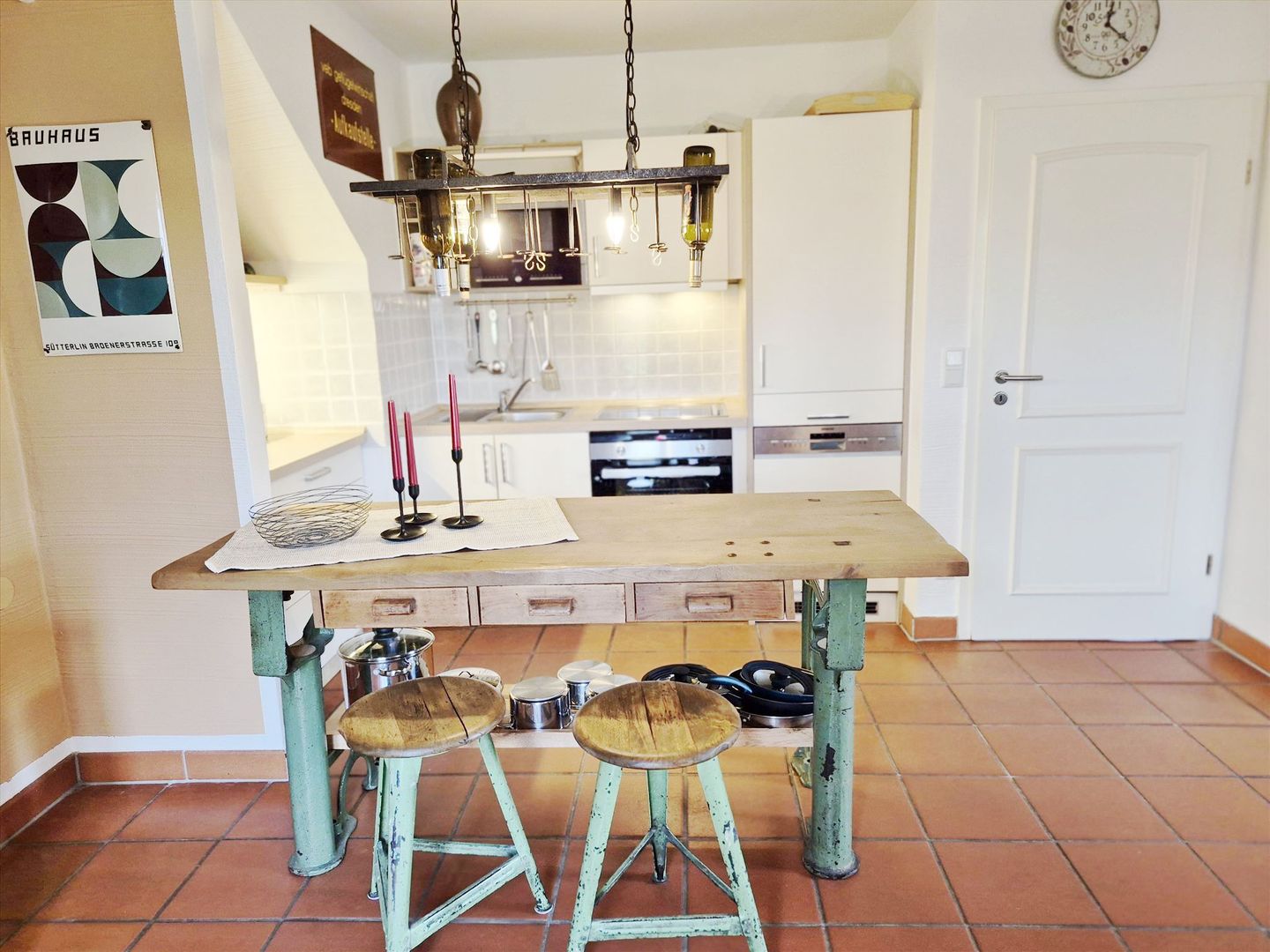 Feriendorf Rugana Komfortplus Ferienwohnung mit 1 Schlafzimmer und Terrasse (D25) Insel Rügen - Küche / Küchenzeile