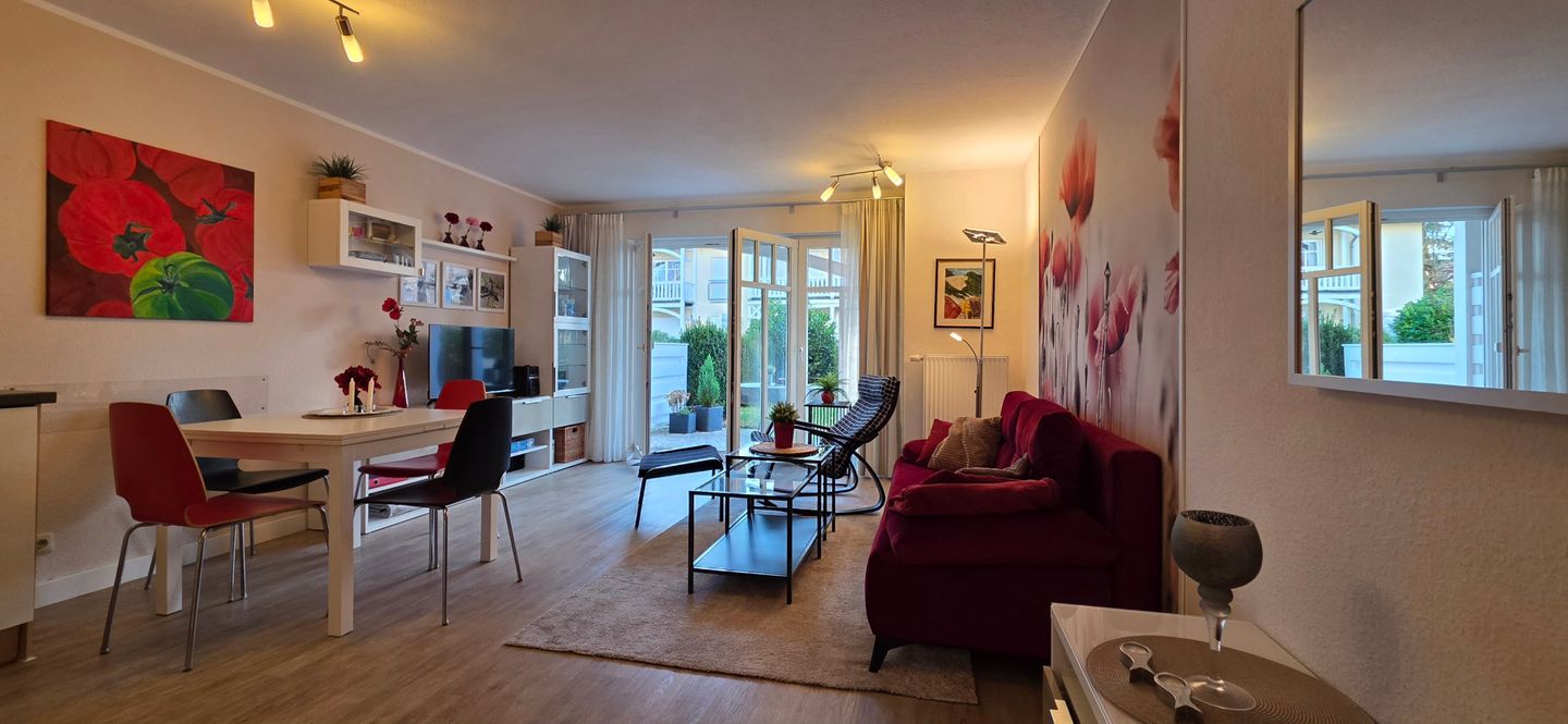  Ferienwohnung D1 Graal-Müritz - Wohnzimmer