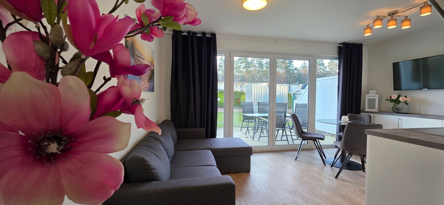  Ferienwohnung KWV 1 EG Graal-Müritz Küstenwald - Wohnzimmer