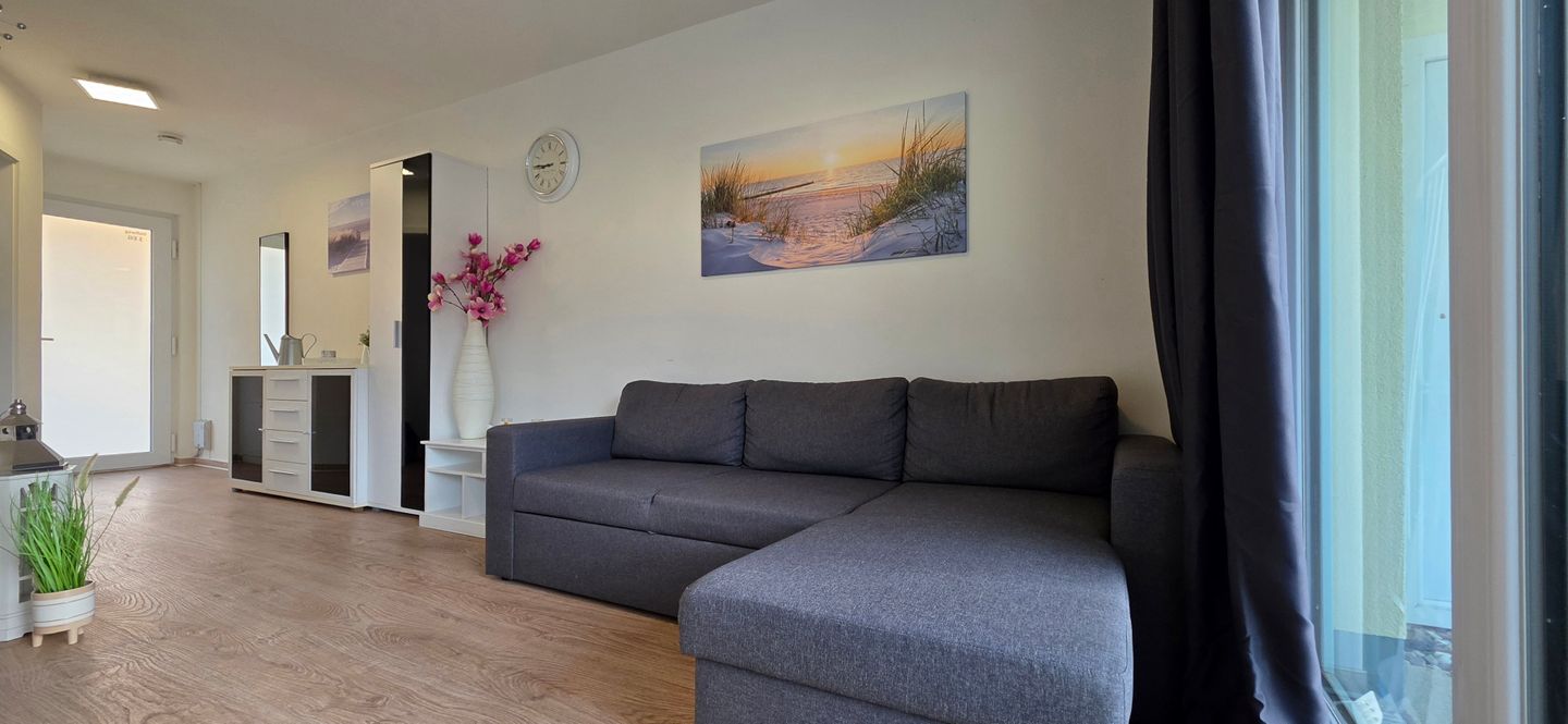  Ferienwohnung KWV 1 EG Graal-Müritz Küstenwald - Wohnzimmer