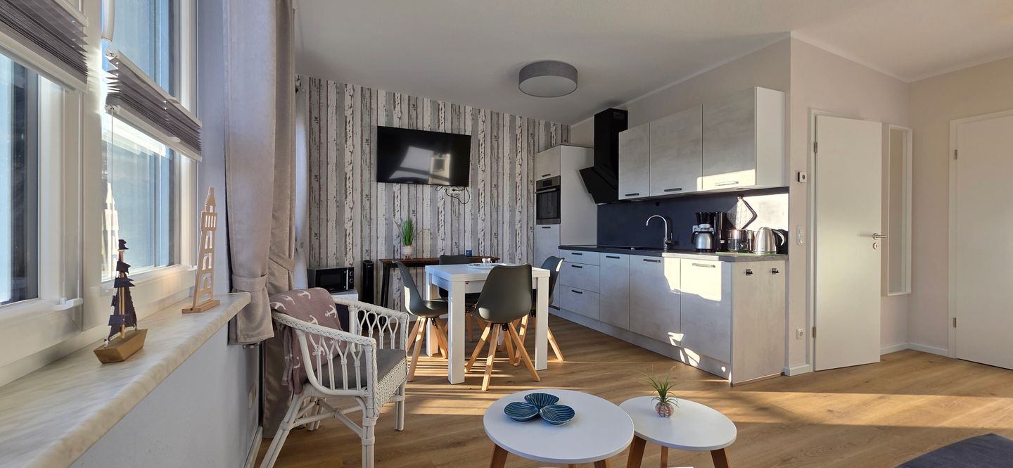  Ferienwohnung KWi 09 OG "Ostseezauber" Graal-Müritz Küstenwald - Wohnzimmer