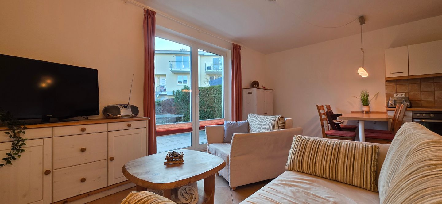  Ferienwohnung KWF-7a EG Graal-Müritz Küstenwald - Wohnzimmer