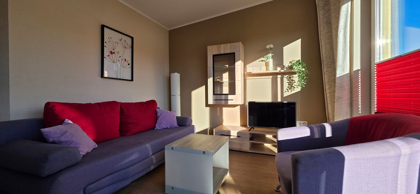  Ferienwohnung KWF3aOG Graal-Müritz Küstenwald - Wohnzimmer