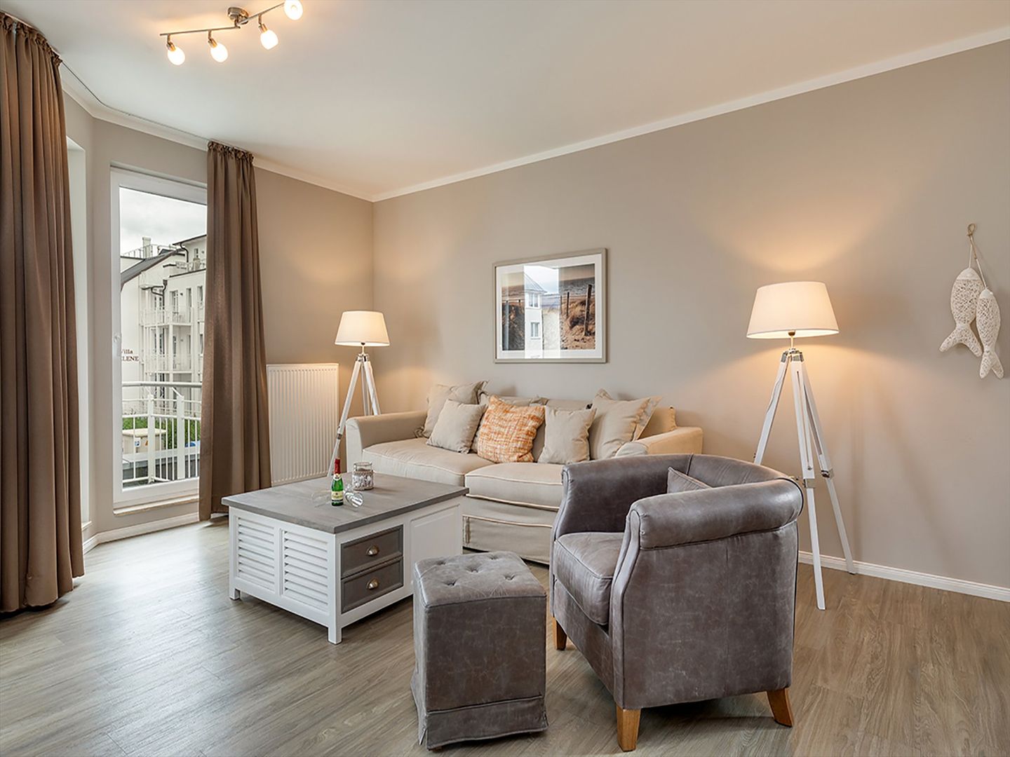 Strandvillen Binz Residenz Bel Vital - Ferienwohnung 12 Bella Vita Insel Rügen - Wohnzimmer