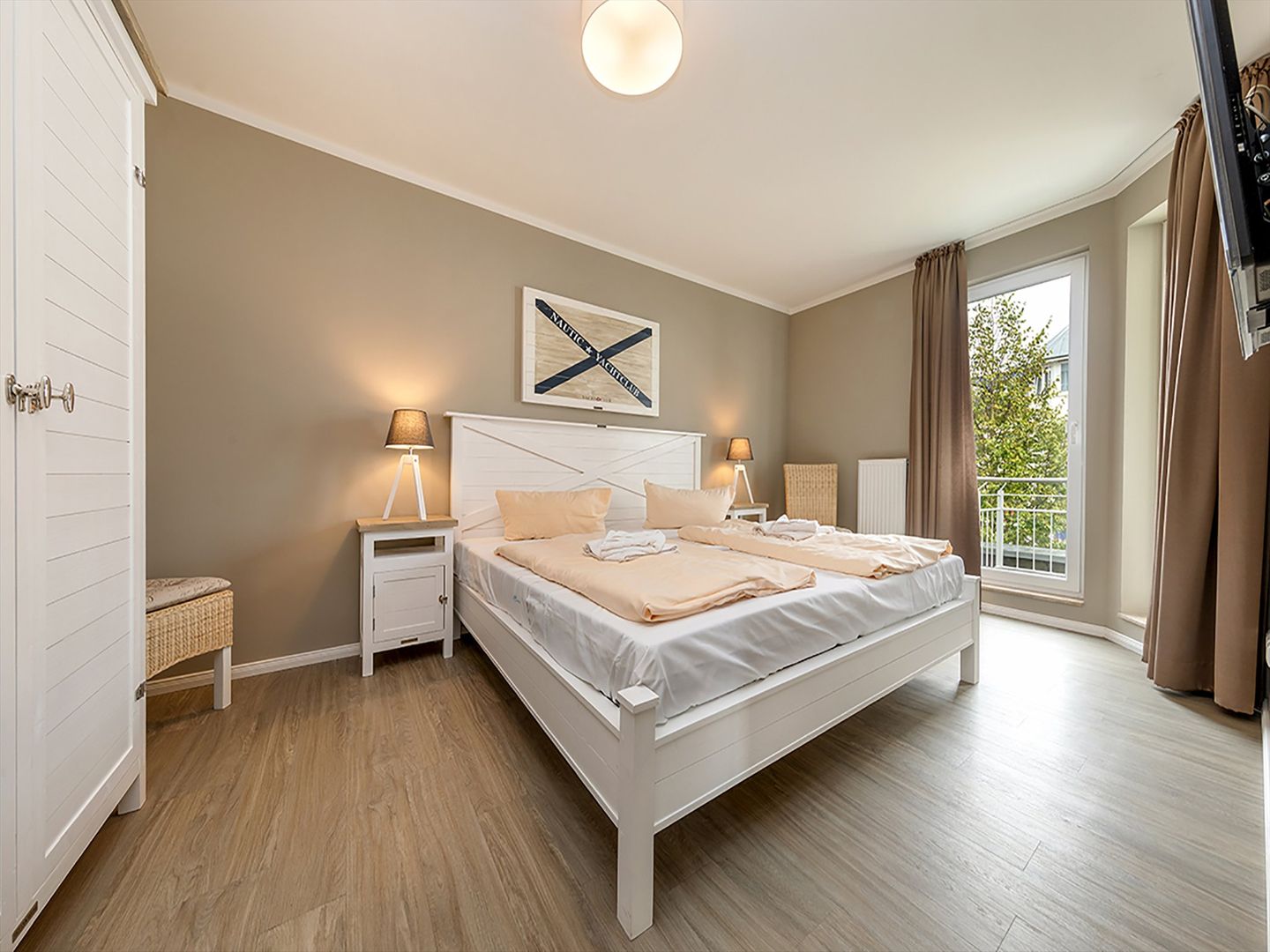 Strandvillen Binz Residenz Bel Vital - Ferienwohnung 12 Bella Vita Insel Rügen - Schlafzimmer