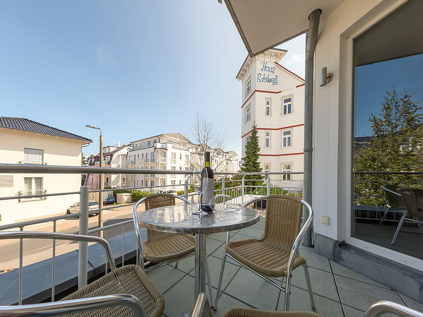 Strandvillen Binz Residenz Bel Vital - Ferienwohnung 12 Bella Vita Insel Rügen - Balkon