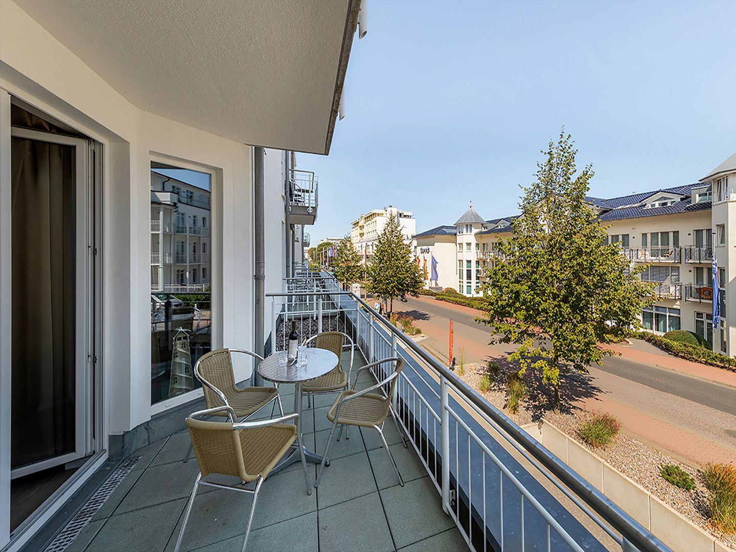 Strandvillen Binz Residenz Bel Vital - Ferienwohnung 12 Bella Vita Insel Rügen - Balkon