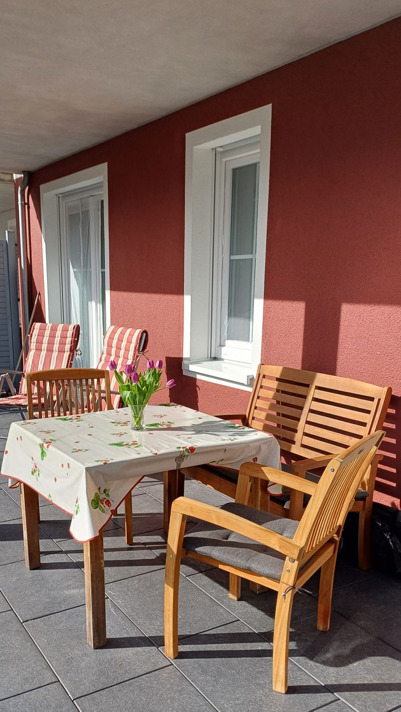  Ferienwohnung LP2 - "Kieselstein" Graal-Müritz - Terrasse