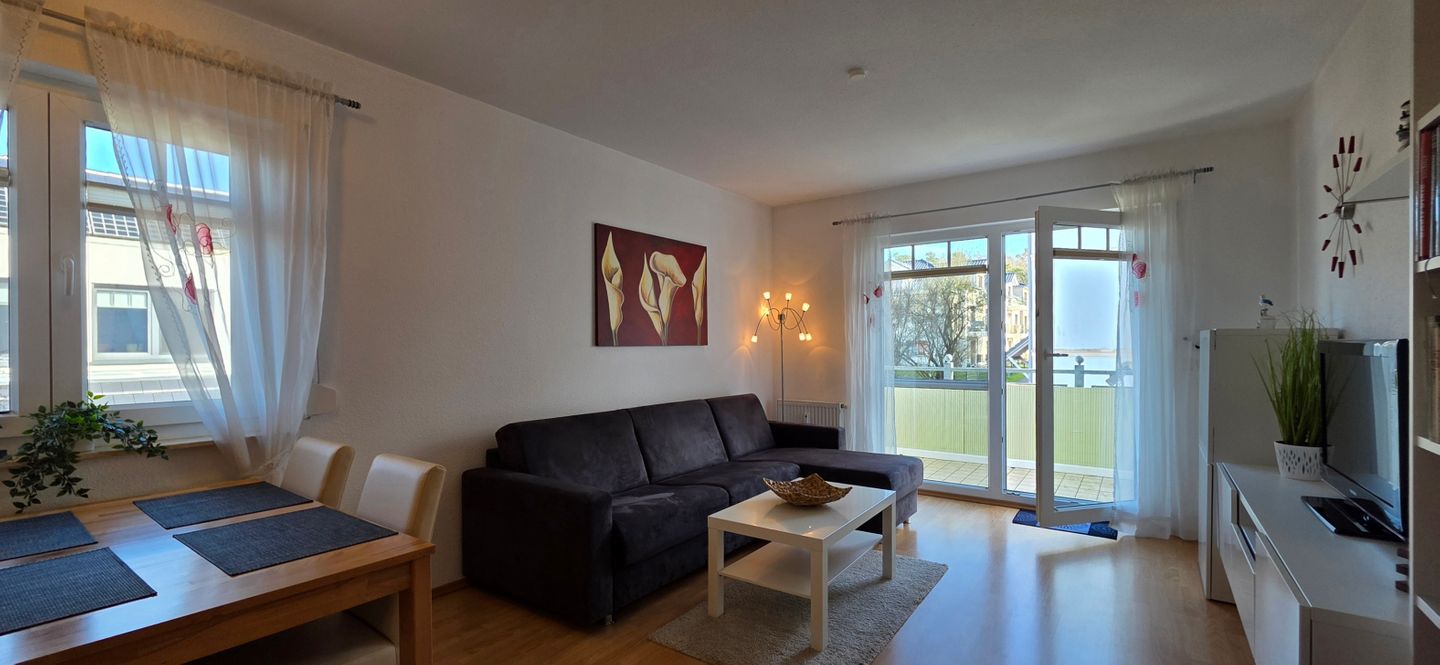  Ferienwohnung E3 - "Moorfrosch" Graal-Müritz - Wohnzimmer