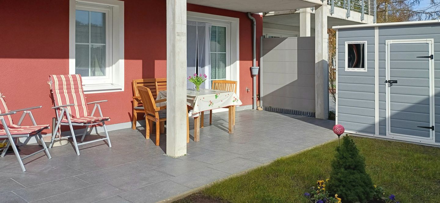  Ferienwohnung LP2 - "Kieselstein" Graal-Müritz - Terrasse