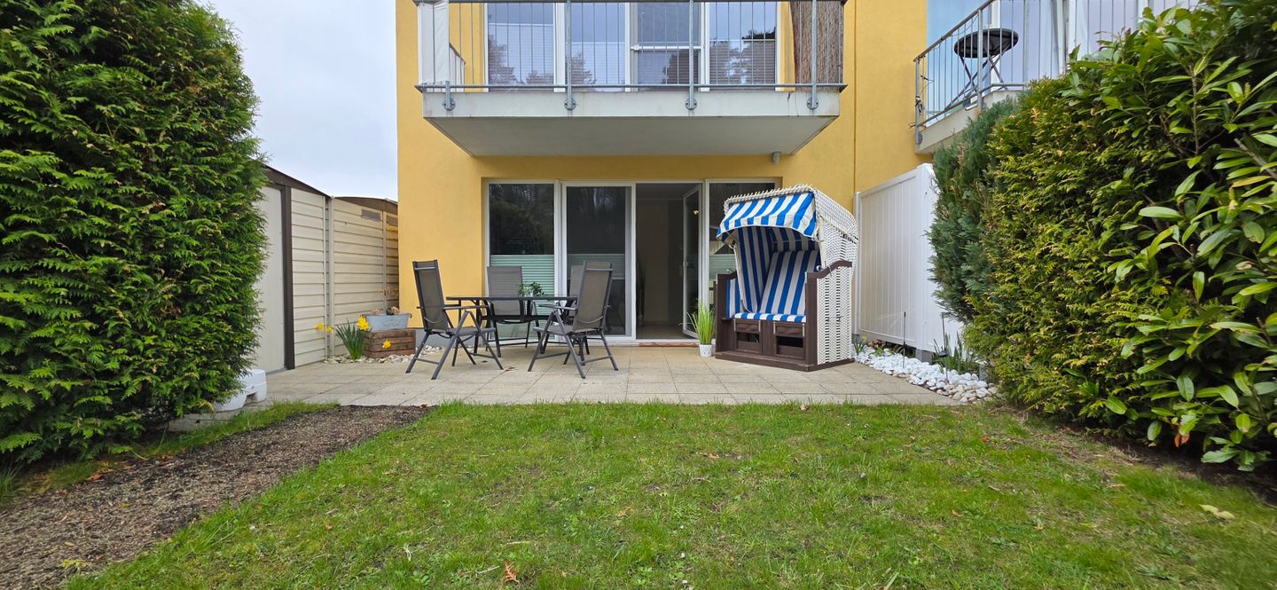  Ferienwohnung KWi 53 EG - "Ostwind" Graal-Müritz Küstenwald - Terrasse