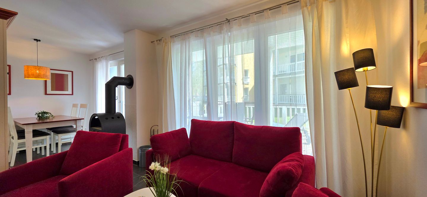  Ferienwohnung W9.1 Graal-Müritz - Wohnzimmer