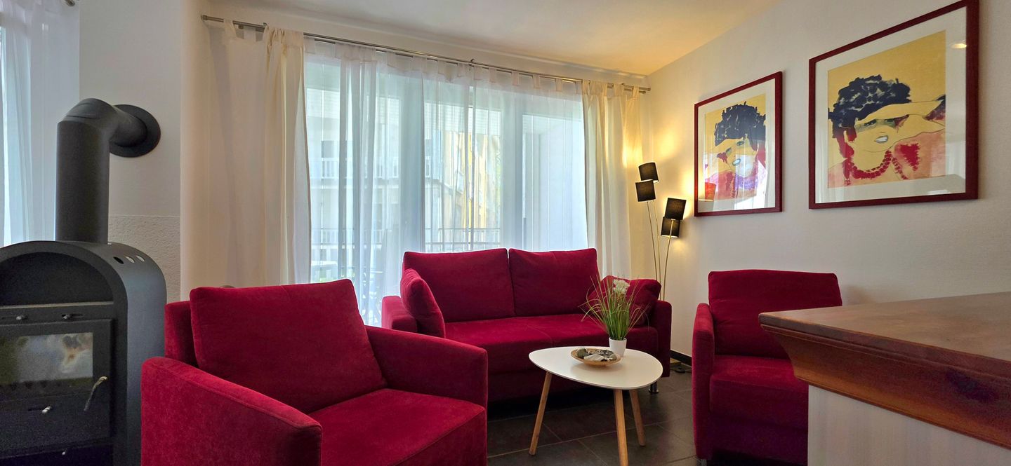 Ferienwohnung W9.1 Graal-Müritz - Wohnzimmer
