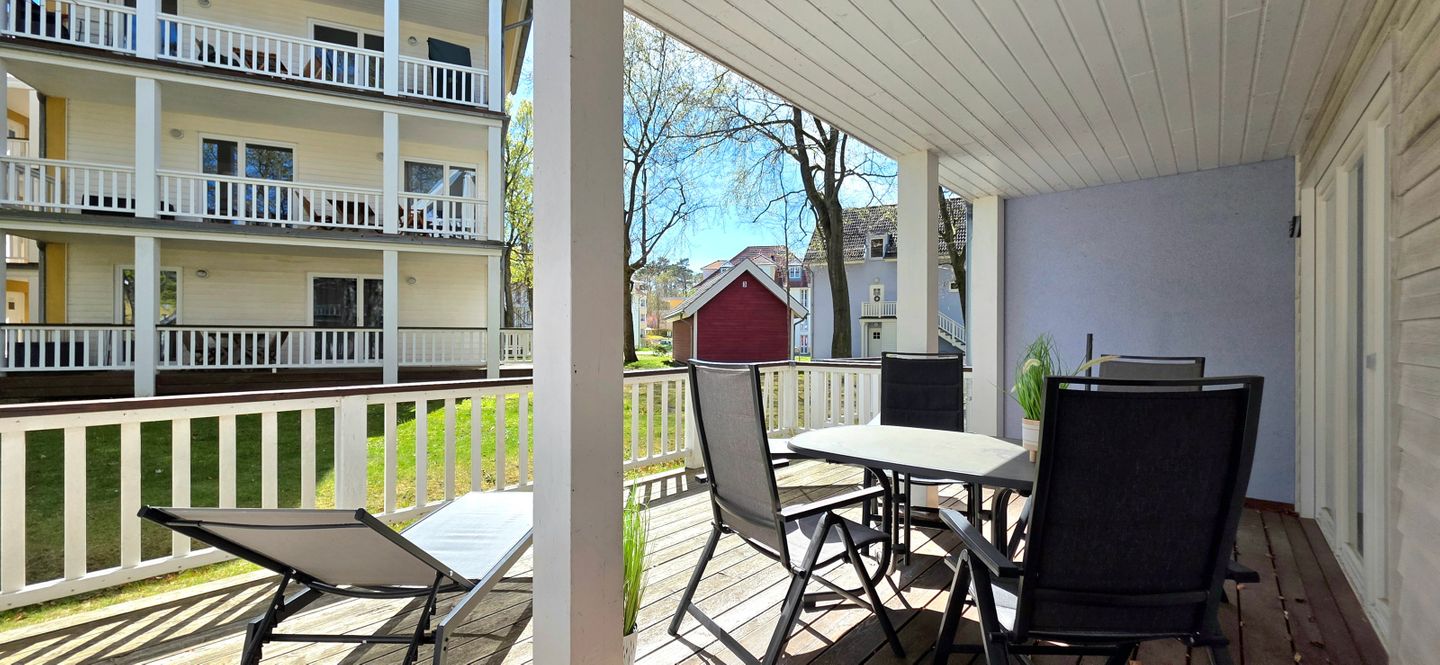  Ferienwohnung W9.1 Graal-Müritz - Terrasse