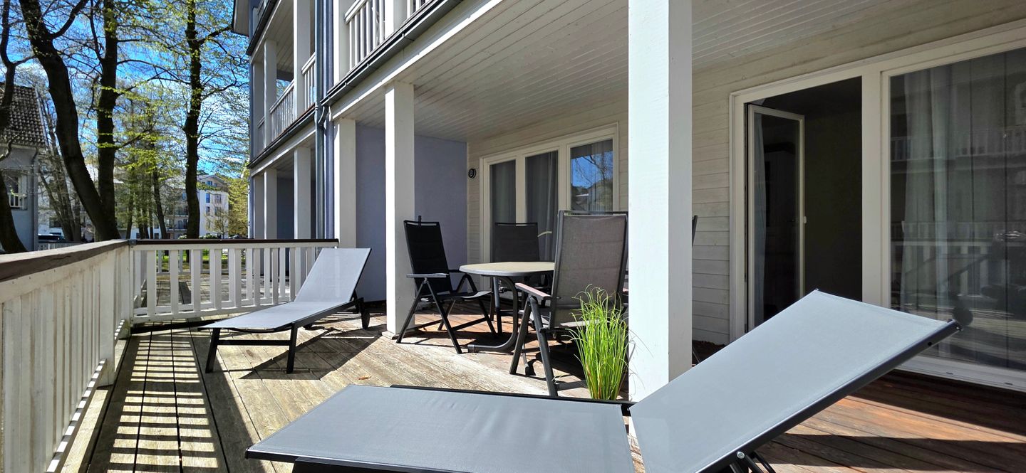 Ferienwohnung W9.1 Graal-Müritz - Terrasse