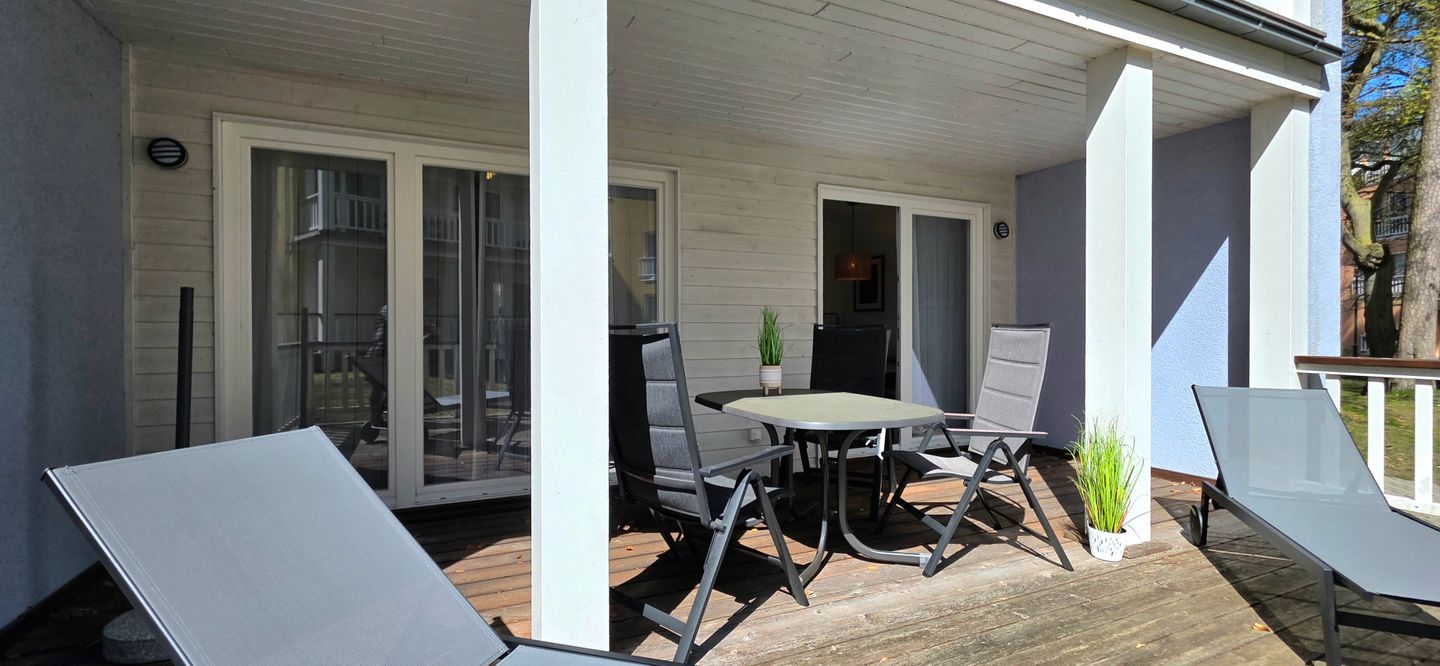  Ferienwohnung W9.1 Graal-Müritz - Terrasse