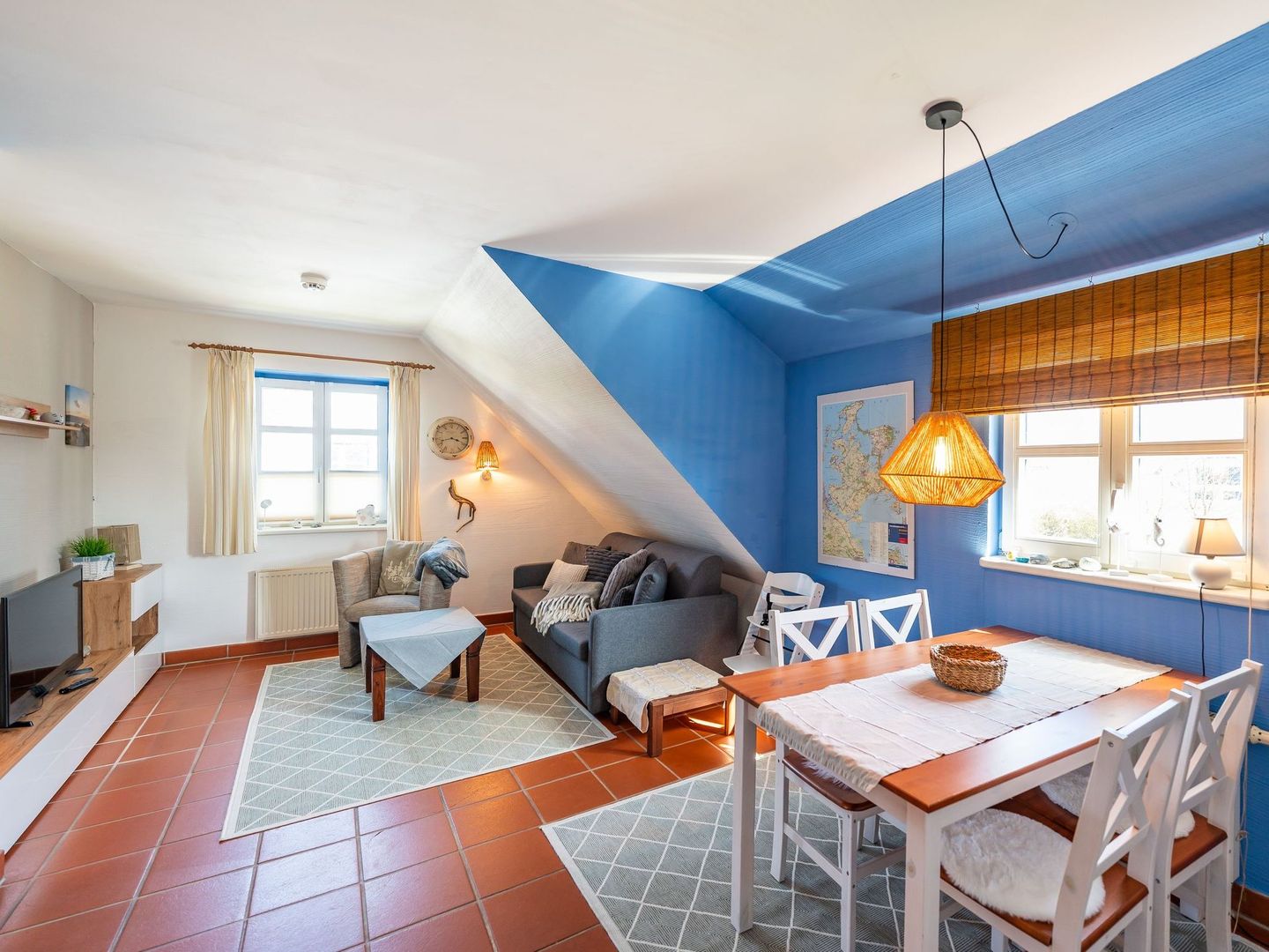 Feriendorf Rugana Budget Ferienwohnung mit 1 Schlafzimmer (A67) Insel Rügen - Wohnzimmer