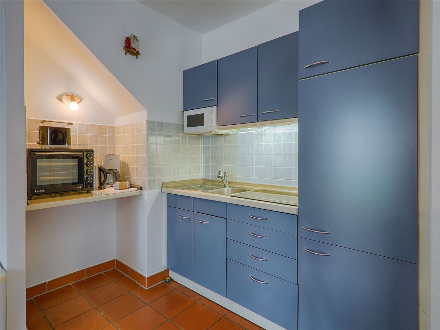 Feriendorf Rugana Klassik Ferienwohnung mit 1 Schlafzimmer und Terrasse (A24) Insel Rügen - Küche / Küchenzeile