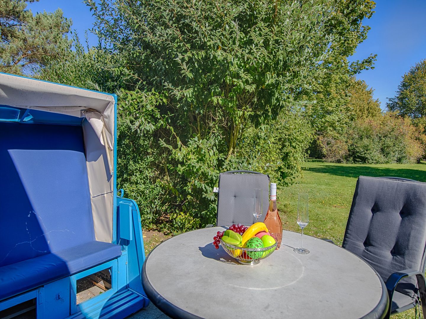 Feriendorf Rugana Komfortplus 1-Raum Ferienwohnung mit Terrasse (A42) Insel Rügen - Terrasse