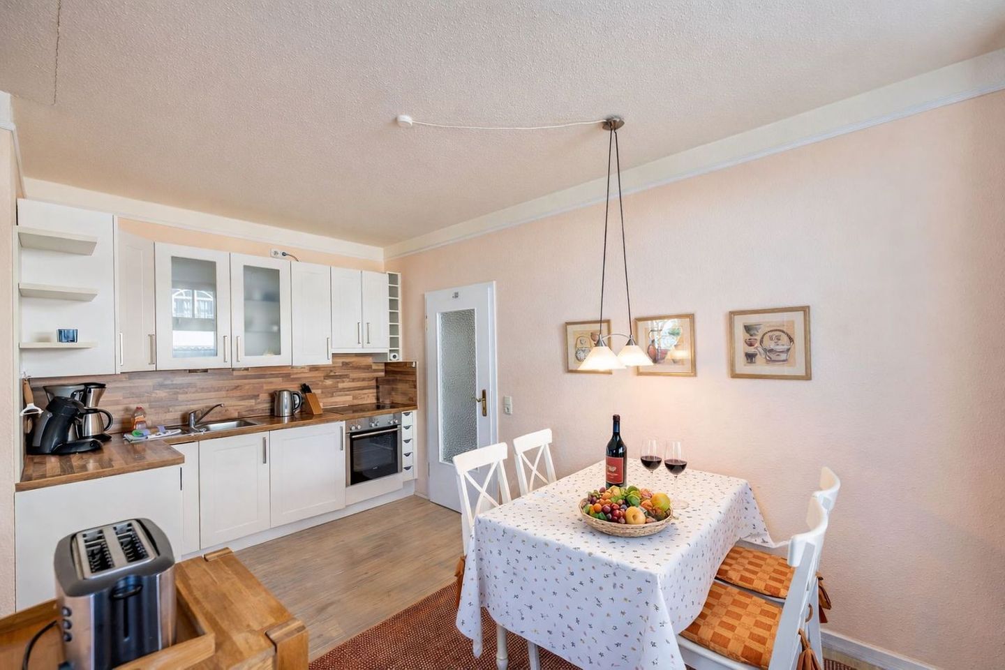 Strandvillen Binz Ferienwohnung mit Meerblick, 2 Schlafzimmern und Balkon (SV/012) Insel Rügen - Küche / Küchenzeile