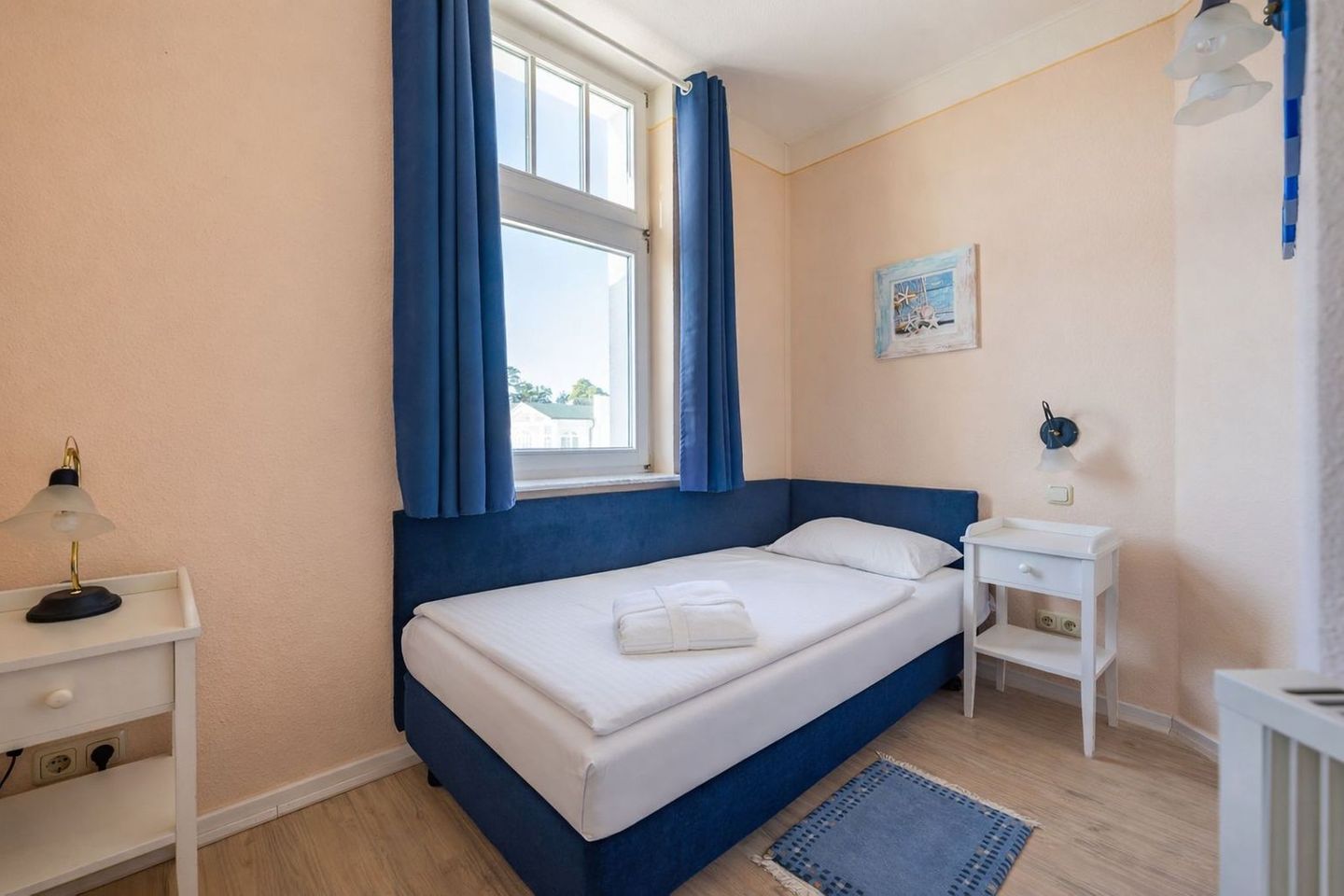 Strandvillen Binz Ferienwohnung mit Meerblick, 2 Schlafzimmern und Balkon (SV/012) Insel Rügen - Schlafzimmer
