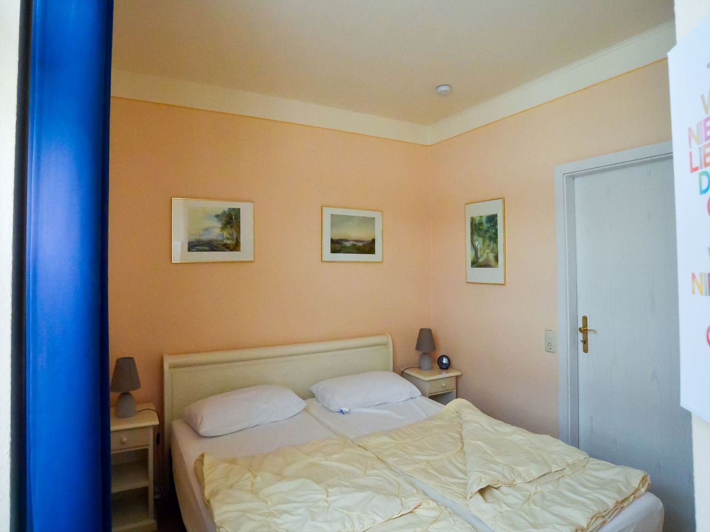 Strandvillen Binz Ferienwohnung mit Meerblick, 2 Schlafzimmern und Balkon (SV/012) Insel Rügen - Schlafzimmer