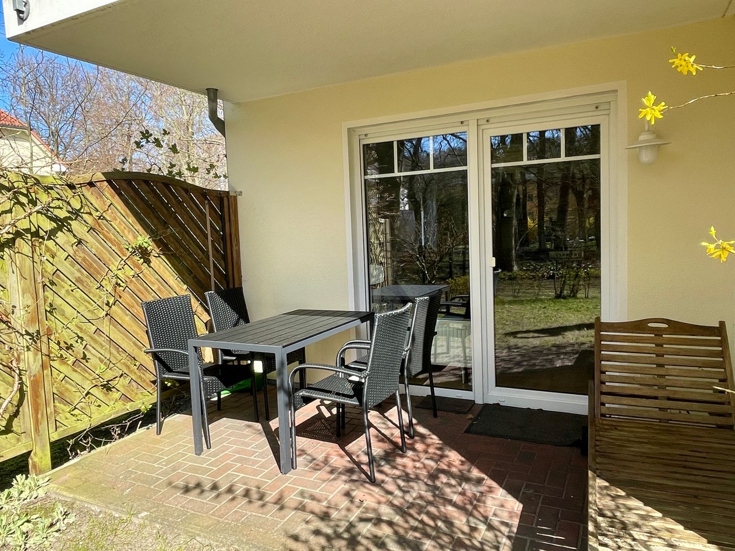  Ferienwohnung H 25 "Tausendschön" Graal-Müritz - Terrasse